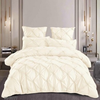 Set Lenjerie pliu uni 6 piese cu elastic COD NH11