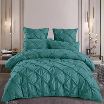 Set Lenjerie pliu uni 6 piese cu elastic COD NH14