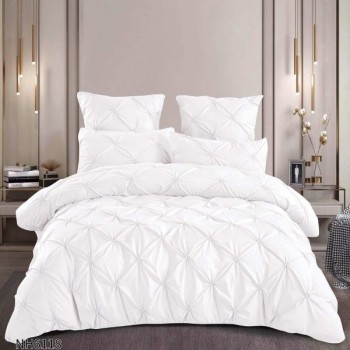 Set Lenjerie pliu uni 6 piese cu elastic COD NH17