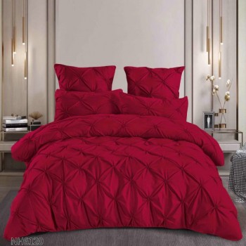 Set Lenjerie pliu uni 6 piese cu elastic COD NH18