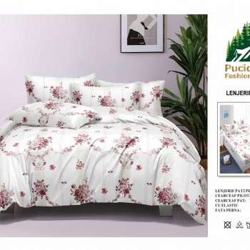 Lenjerii de pat finet gros 4 piese cearceaf elastic