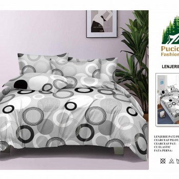 Lenjerii de pat finet gros 4 piese cearceaf elastic