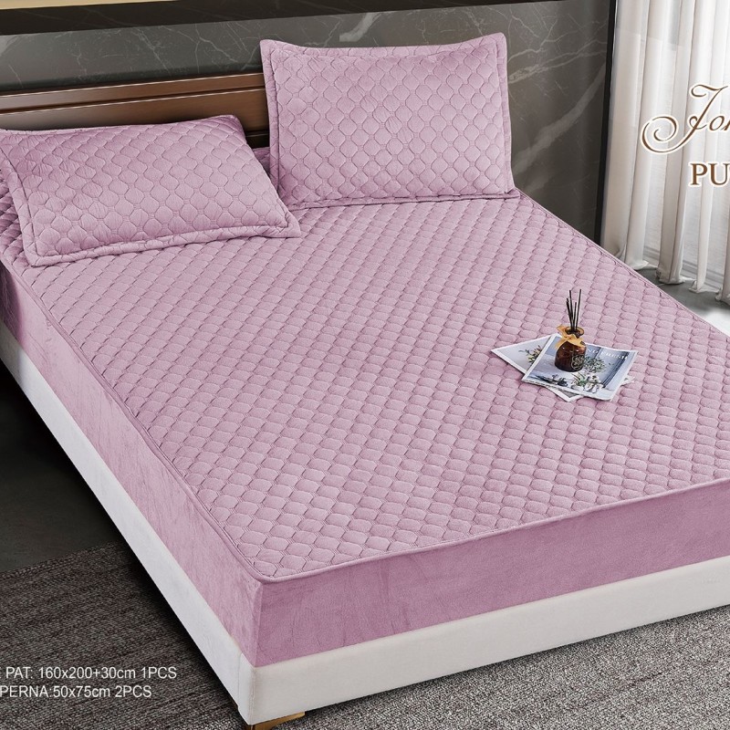 Husa topper cu elastic 160x200 COD TOP02