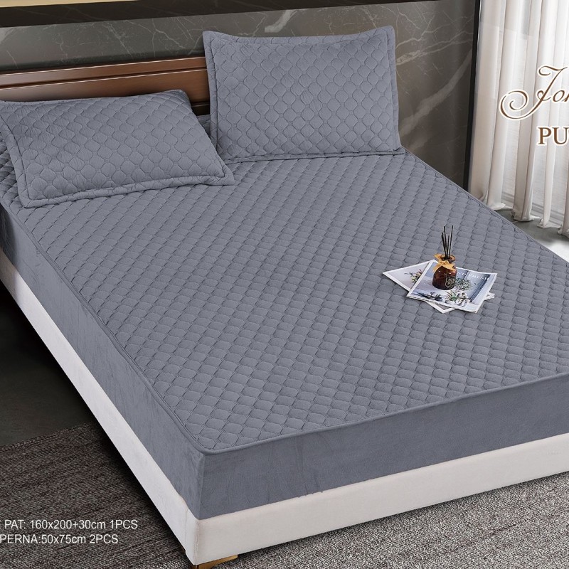 Husa topper cu elastic 160x200 COD TOP06