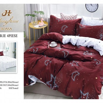 Lenjerii 4 piese bumbac satinat COD ABB10 Lenjerii 4 piese bumbac satinat COD ABB10