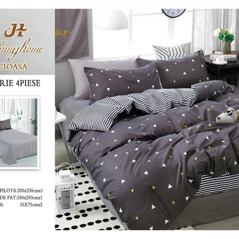 Lenjerii 4 piese bumbac satinat COD ABB20 Lenjerii 4 piese bumbac satinat COD ABB20