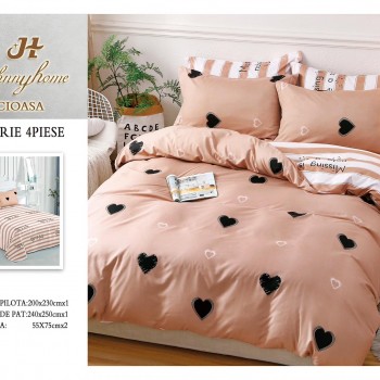 Lenjerii 4 piese bumbac satinat COD ABB21 Lenjerii 4 piese bumbac satinat COD ABB21
