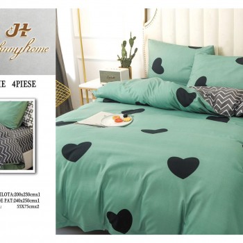 Lenjerii 4 piese bumbac satinat COD ABB29 Lenjerii 4 piese bumbac satinat COD ABB29