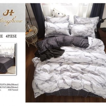 Lenjerii 4 piese bumbac satinat COD ABB41 Lenjerii 4 piese bumbac satinat COD ABB41