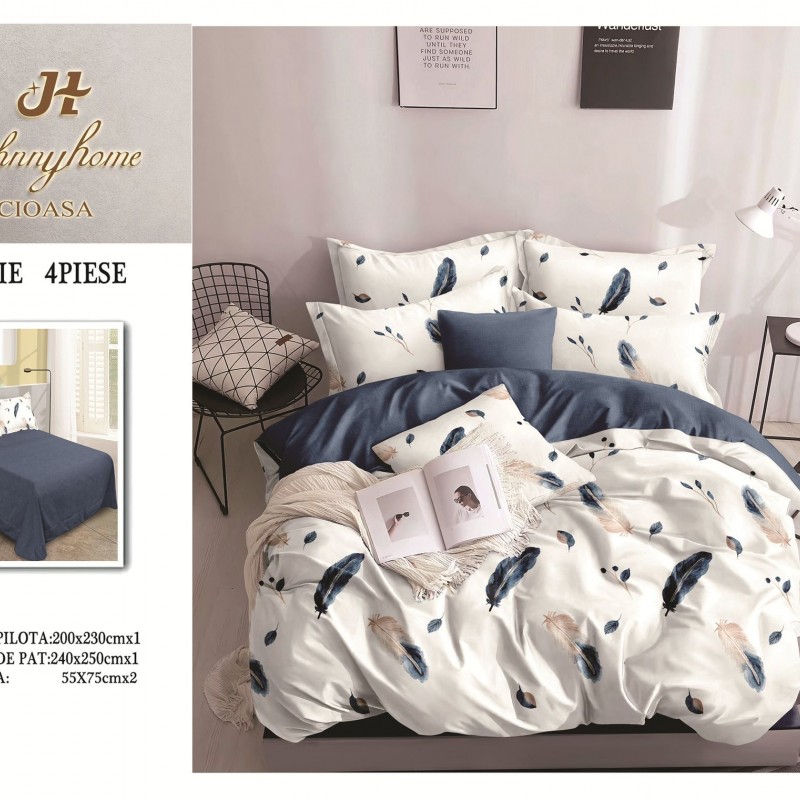 Lenjerii 4 piese bumbac satinat COD ABB42 Lenjerii 4 piese bumbac satinat COD ABB42