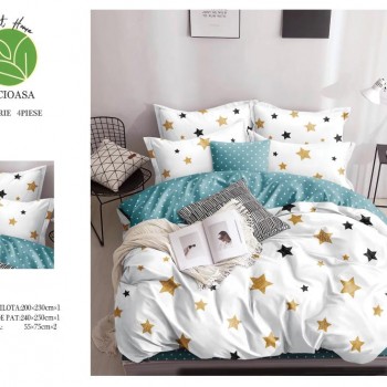 Lenjerii 4 piese bumbac satinat COD ABB05 Lenjerii 4 piese bumbac satinat COD ABB05