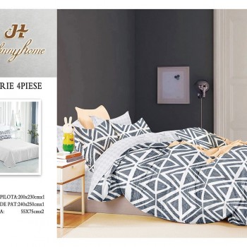 Lenjerii 4 piese bumbac satinat COD ABB56 Lenjerii 4 piese bumbac satinat COD ABB56