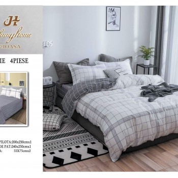 Lenjerii 4 piese bumbac satinat COD ABB72 Lenjerii 4 piese bumbac satinat COD ABB72