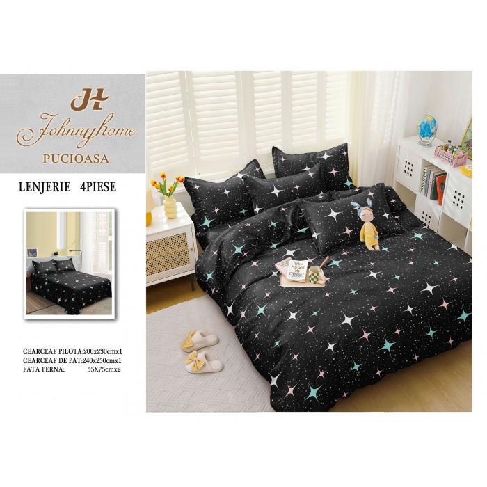 Lenjerii 4 piese bumbac satinat COD ABB73