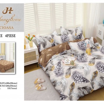 Lenjerii 4 piese bumbac satinat COD ABB77 Lenjerii 4 piese bumbac satinat COD ABB77