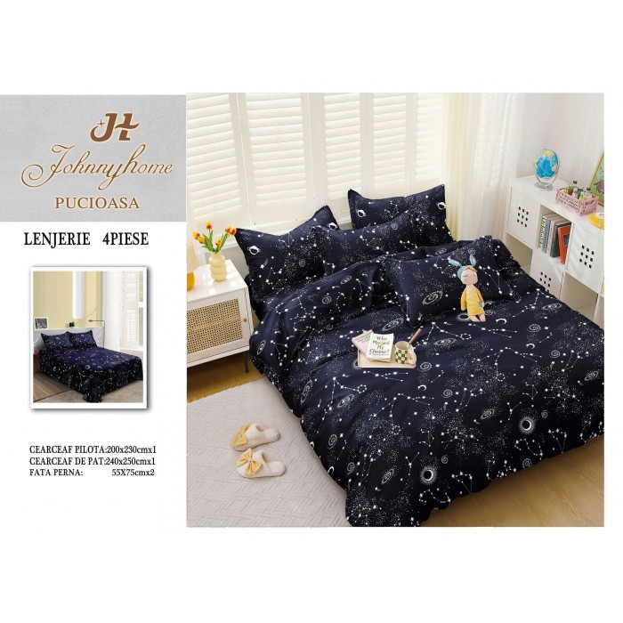 Lenjerii 4 piese bumbac satinat COD ABB86