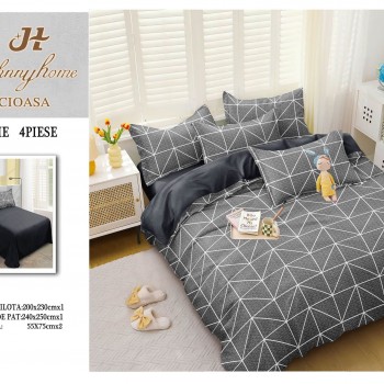 Lenjerii 4 piese bumbac satinat COD ABB87 Lenjerii 4 piese bumbac satinat COD ABB87
