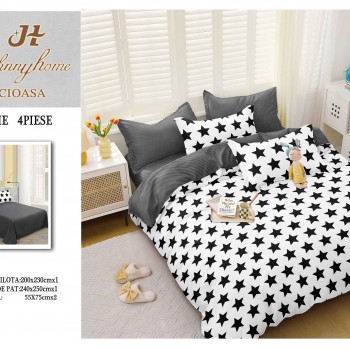 Lenjerii 4 piese bumbac satinat COD ABB88 Lenjerii 4 piese bumbac satinat COD ABB88