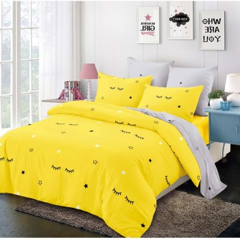  Lenjerii de pat finet gros 6 piese Cearceaf cu Elastic ABF238