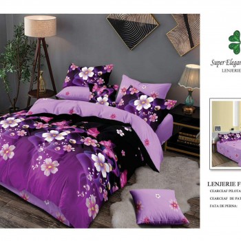 Lenjerie de pat 6 piese bumbac finet PUCIOASA COD BFP120