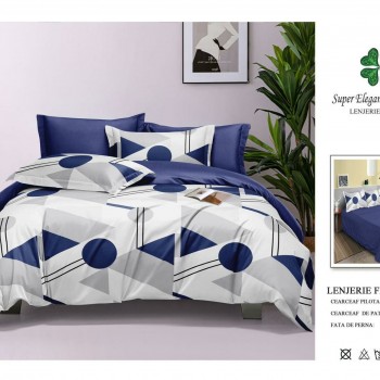 Lenjerie de pat 6 piese bumbac finet PUCIOASA COD BFP106