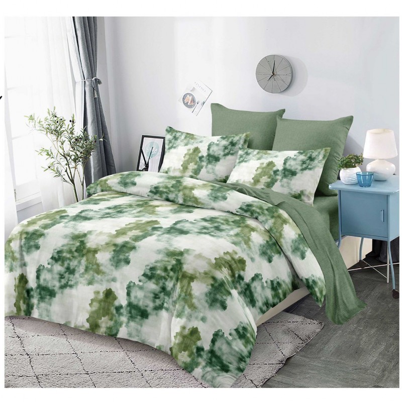  Lenjerii de pat finet gros 6 piese Cearceaf cu Elastic ABF195