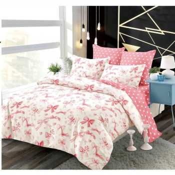  Lenjerii de pat finet gros 6 piese Cearceaf cu Elastic ABF196