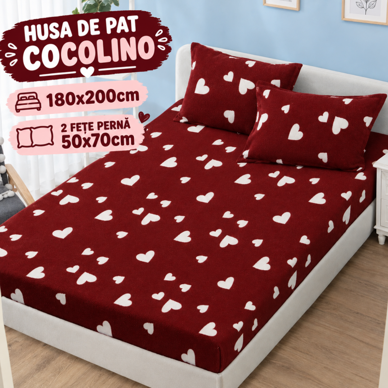 Husa de pat cocolino 3 piese COD HOC01
