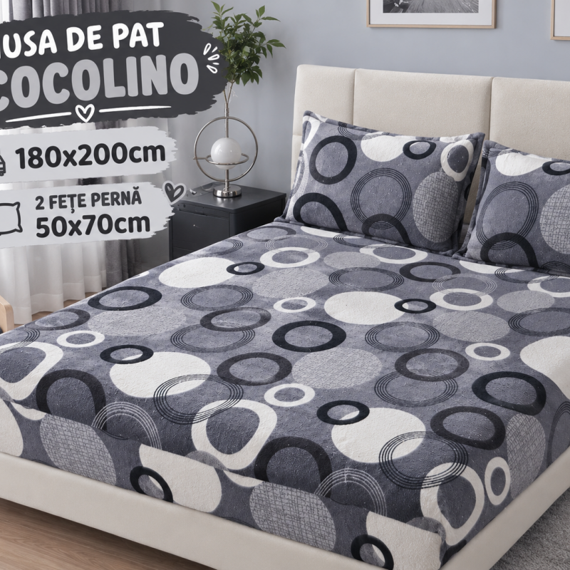 Husa de pat cocolino 3 piese COD HOC03