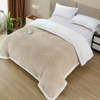 Patura cocolino cu blanita si fermoar COD FBB13 Patura cocolino cu blanita si fermoar COD FBB13