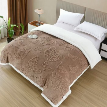 Patura cocolino cu blanita si fermoar COD FBB14 Patura cocolino cu blanita si fermoar COD FBB14