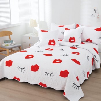 Cuvertura pat dublu din Bumbac Finet, 5 PIESE COD-JEB03 Cuvertura pat dublu din Bumbac Finet, 5 PIESE COD-JEB03