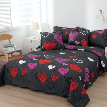 Cuvertura pat dublu din Bumbac Finet, 5 PIESE COD-JEB22 Cuvertura pat dublu din Bumbac Finet, 5 PIESE COD-JEB22