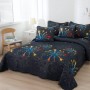 Cuvertura pat dublu din Bumbac Finet, 5 PIESE COD-JEB23