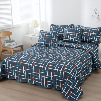 Cuvertura pat dublu din Bumbac Finet, 5 PIESE COD-JEB29 Cuvertura pat dublu din Bumbac Finet, 5 PIESE COD-JEB29