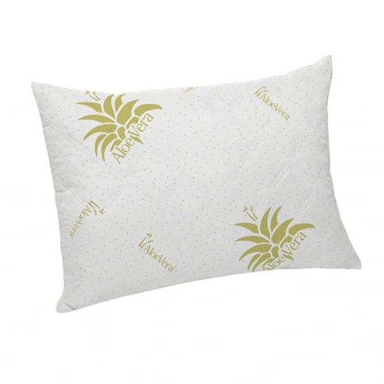 Perna Alcam Aloe Vera 50x70 cm, puf din fibre siliconice COD PER01