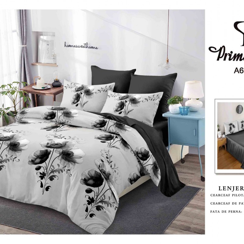  Lenjerii de pat finet gros 6 piese  ABF553