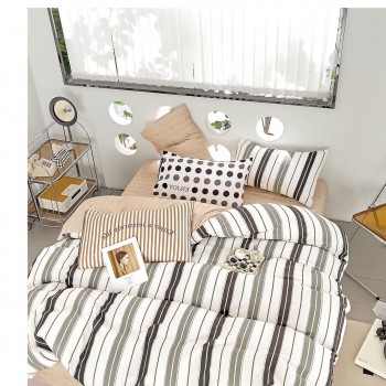 Lenjerie de pat 6 piese bumbac finet PUCIOASA COD BFP59 Lenjerie de pat 6 piese bumbac finet PUCIOASA COD BFP59