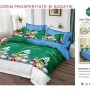 Lenjerii de pat finet gros 6 piese model craciun COD CHR20