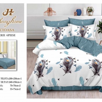  Lenjerii de pat finet gros 6 piese  ABF440