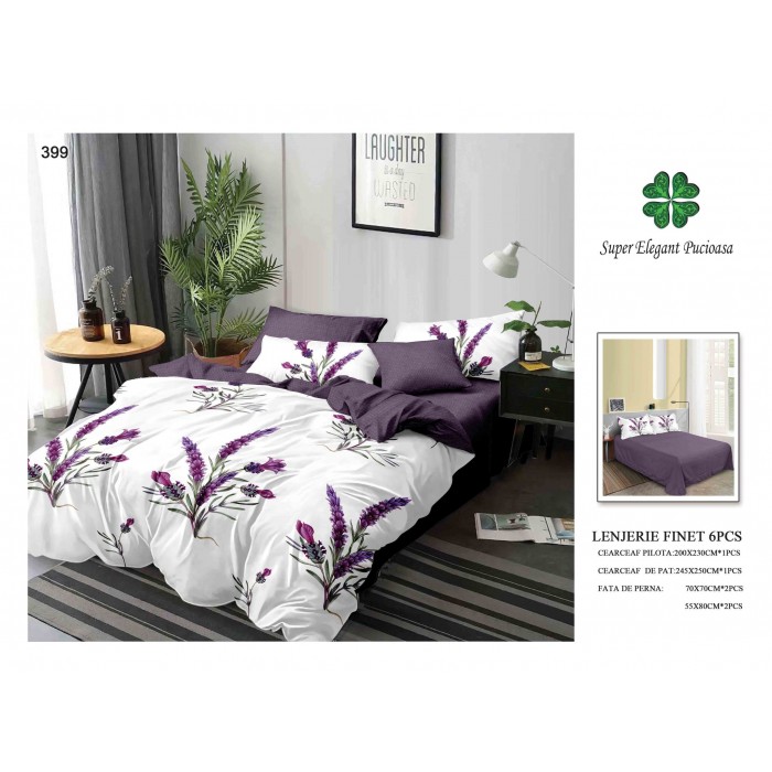  Lenjerii de pat finet gros 6 piese  ABF433