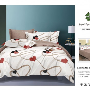  Lenjerii de pat finet gros 6 piese  ABF428