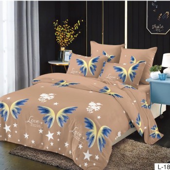 Lenjerii de pat finet gros 6 piese  ABF371  Lenjerii de pat finet gros 6 piese  ABF371