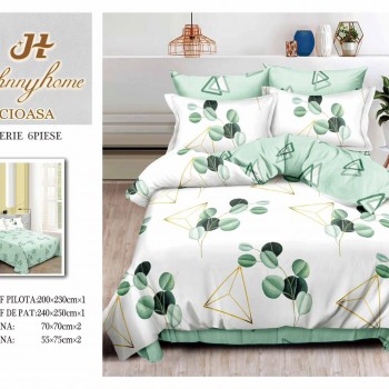 Lenjerii de pat finet gros 6 piese  ABF302  Lenjerii de pat finet gros 6 piese  ABF302
