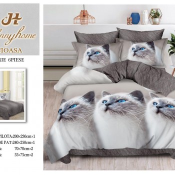 Lenjerii de pat finet gros 6 piese  ABF298  Lenjerii de pat finet gros 6 piese  ABF298