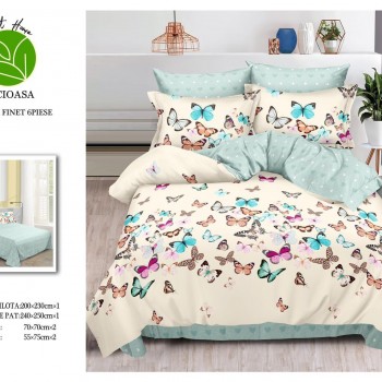 Lenjerii de pat finet gros 6 piese  ABF296  Lenjerii de pat finet gros 6 piese  ABF296