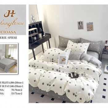 Lenjerii de pat finet gros 6 piese  ABF294  Lenjerii de pat finet gros 6 piese  ABF294