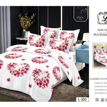 Lenjerii de pat finet gros 6 piese  ABF269  Lenjerii de pat finet gros 6 piese  ABF269