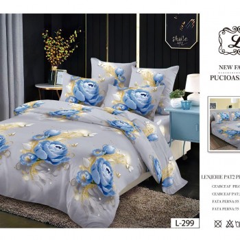 Lenjerii de pat finet gros 6 piese  ABF281  Lenjerii de pat finet gros 6 piese  ABF281