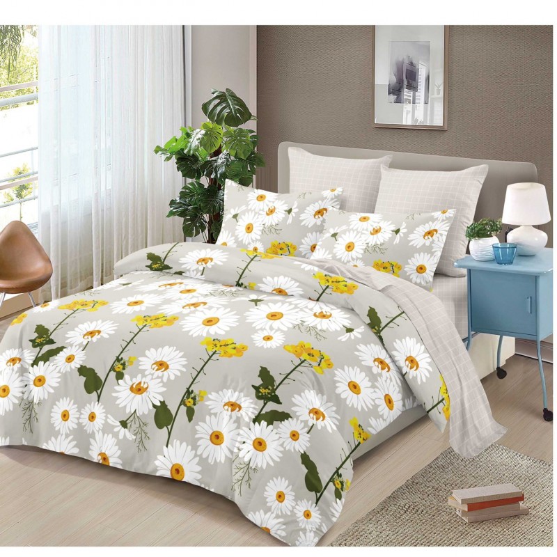 Lenjerie finet 6 piese Cearceaf cu Elastic EST17